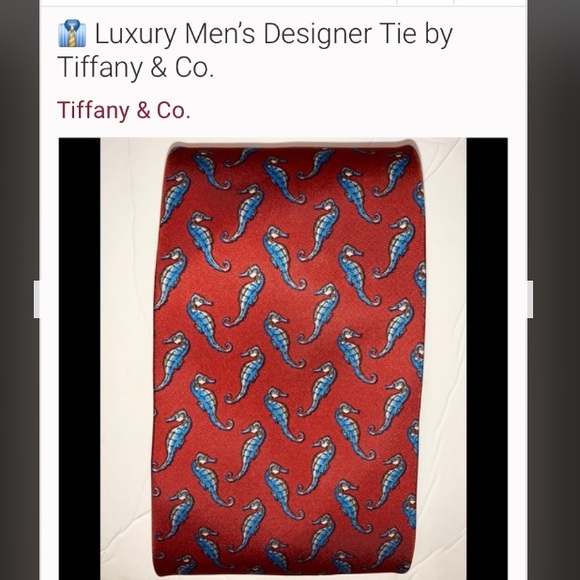 👔 Luxury Men’s Designer Tie by Tiffany & Co. - Picture 2 of 10